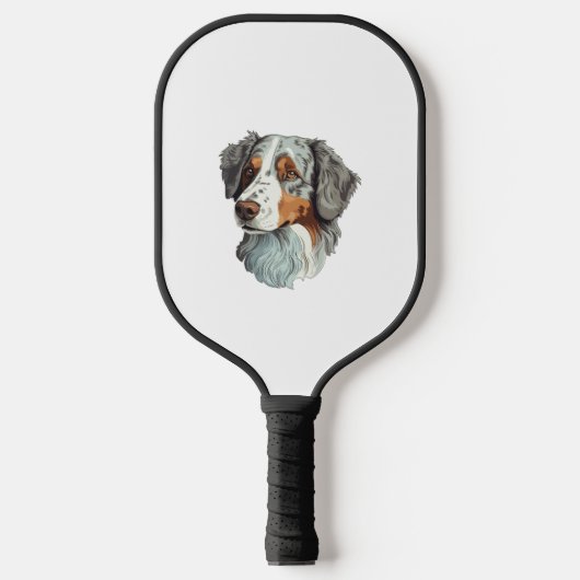Australische herdershond pickleball paddle (Voorkant)