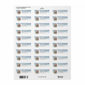 Australische Herdershond Retouradreslabels Etiket (Full Sheet)
