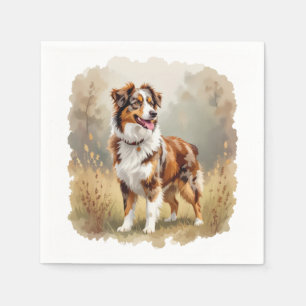 Australische Herdershond Rode Merle Aussie Servet