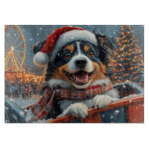 Australische Herdershond Roller Coaster Kerstmis