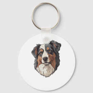 Australische herdershond sleutelhanger