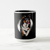 Australische Hond Grappige Koe Poot Mok (Midden)