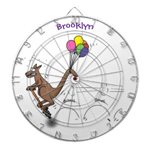 Australische humor kangaroo cartoon afbeelding dartbord