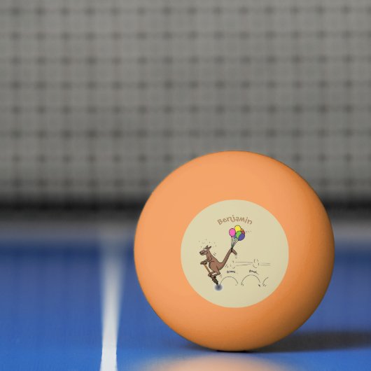 Australische humor kangaroo cartoon afbeelding pingpongballen (Net)