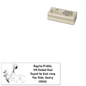 Australische humor kangaroo cartoon afbeelding 	rubberstempel (Gestempeld)