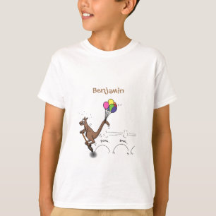 Australische humor kangaroo cartoon afbeelding t-shirt