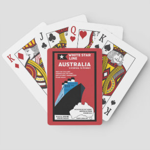 Australische immigratie kunst pokerkaarten