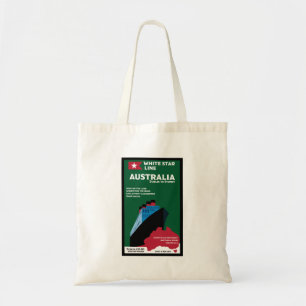 Australische immigratie kunst tote bag