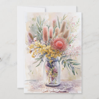 Australische inheemse bloemen, Verjaardagen, Bedankkaart