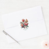 Australische inheemse Protea kerstcadeau Sticker (Envelop)
