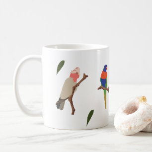 Australische inheemse vogels koffiemok