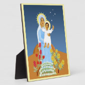 Australische Jezus en Maria Fotoplaat (Zijkant)