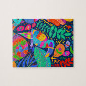 Australische Jungle Papegaai Kangoeroe Koala Legpuzzel (Horizontaal)