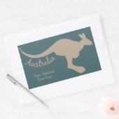 Australische Kangaroo aangepaste stickers (Envelop)
