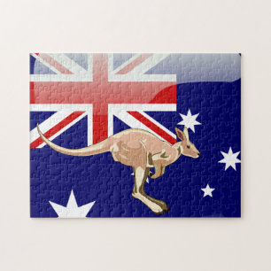 Australische kangoeroe legpuzzel