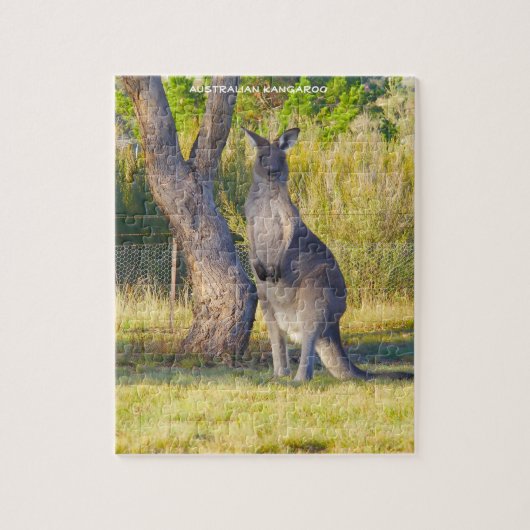Australische kangoeroe legpuzzel (Verticaal)