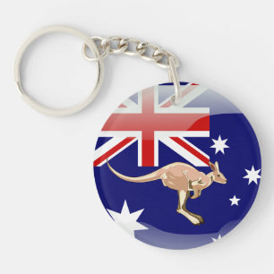 Australische kangoeroe sleutelhanger