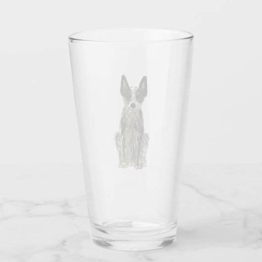 Australische kattenhond Tumbler Glass (Achterkant)