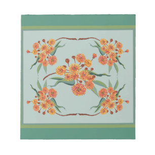 Australische kauwbloesems notitieblok