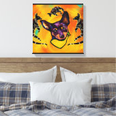 AUSTRALISCHE KELPIE CANVAS AFDRUK (Insitu (Slaapkamer))