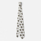 Australische Kelpie Kerstkrans Feestelijke Pup Stropdas (Achterkant)