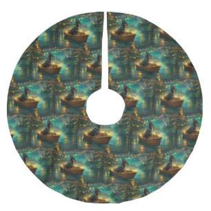 Australische Kelpie kerstvakantie Kerstboom Rok