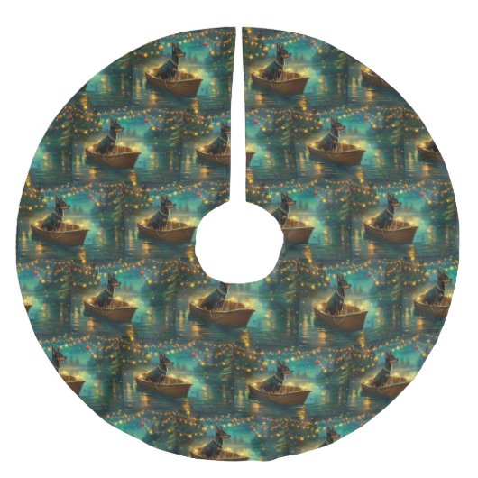 Australische Kelpie kerstvakantie Kerstboom Rok (Voorkant)