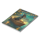 Australische Kelpie kerstvakantie Notitieblok (Gedraaid)