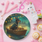 Australische Kelpie kerstvakantie Papieren Bordje (Feest)