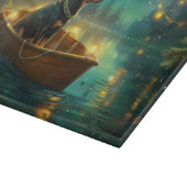 Australische Kelpie kerstvakantie Snijplank (Hoek)