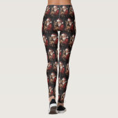 Australische Kelpie met Kerstmis Leggings (Achterkant)