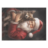 Australische Kelpie met Kerstmis Tafelkleed (Voorkant (Horizontaal))