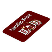 Australische Kelpie Pap Magneet (Linkerzijde)