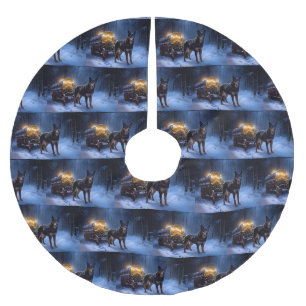 Australische Kelpie Sneeuw slee Kerst Decoratie Kerstboom Rok