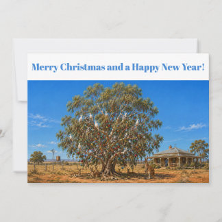 Australische Kerst kerstboom ballen Kaketoes Feestdagenkaart