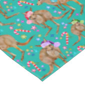 Australische kerstbeker Kangaroo Tafelkleed (Gekanteld)