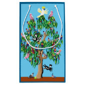 Australische kerstboom klein cadeauzakje (Achterkant)