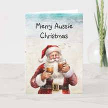 Australische Kerstman Kerst Kaart