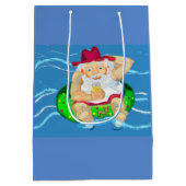 Australische kerstman medium cadeauzakje (Achterkant)