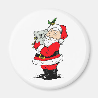Australische kerstman met koala magneet