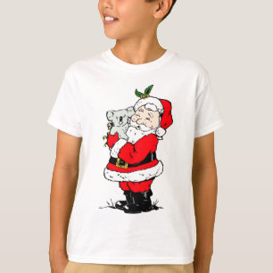 Australische kerstman met koala t-shirt