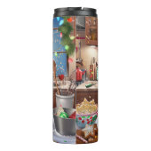 Australische Kerststol Bak Kerstmis Vee Thermosbeker (Achterkant)