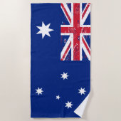 Australische keukenhanddoek voor de vlag strandlaken (Voorkant)