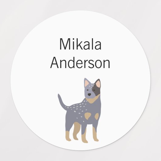 Australische labels met waterdichte veestapels (Design 1)