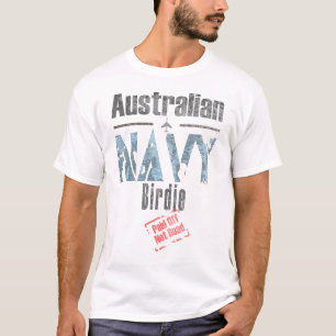 Australische marine Birdie, betaald, niet dood T-shirt