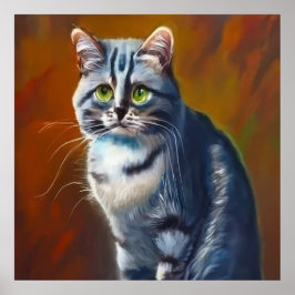 Australische mist Cat Poster