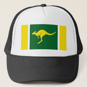 australische natie kangaroo vlag trucker pet