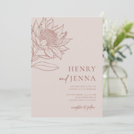 Australische Native Botanicals Waratah Protea Kaart