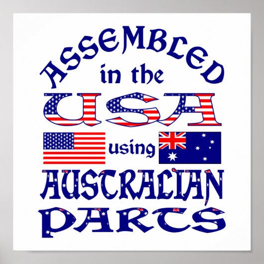 Australische onderdelen (W) Poster (Voorkant)