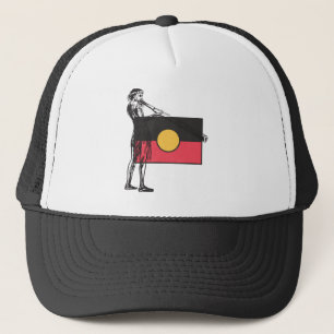 Australische originele vlag en afkomst trucker pet